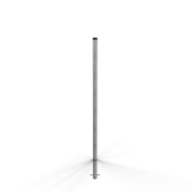 Sign post | made of steel |  60 mm / 76 mm |  76 mm | Length: 2500 mm